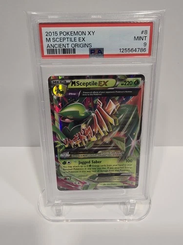 PSA 9 2015 POKEMON XY ANCIENT ORIGINS M SCEPTILE EX 8