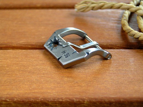 20 mm Titanium wrist watch buckle 20mm Handmade vintage military watch buckle - Picture 2 of 10