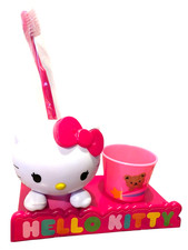 Hello Kitty 2014 Smile Set - Toothbrush Holder and Cup - Sanrio