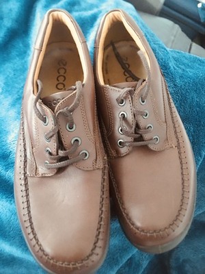Mens Ecco Size 10 Seawalker Brown Leather Shoes ECCO Seawalker Men main image 3