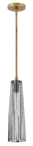 Fredrick Ramond FR31107-SM Cosette 1 Light 5"W Mini Pendant - Brass - Picture 2 of 2