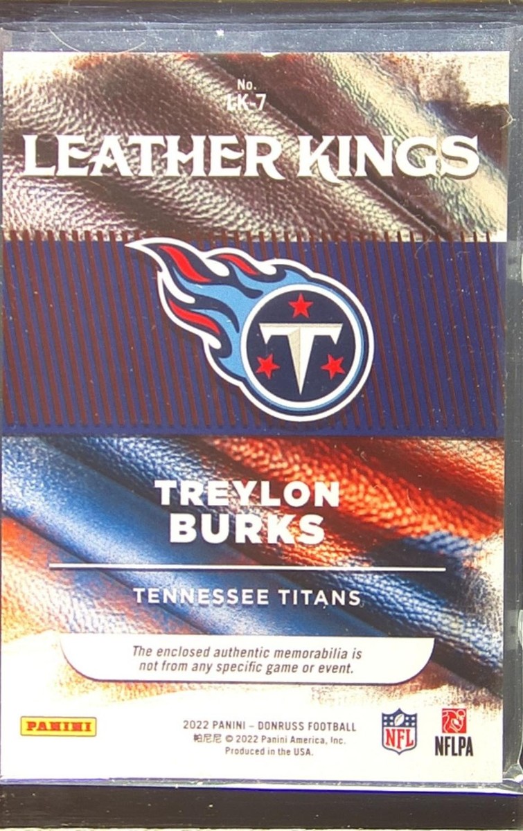 2022 Donruss Treylon Burks JSY /399 #LK-7 Titans Leather Kings | eBay