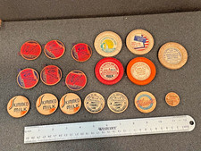 Vintage Milk Bottle Tops Lot of 18