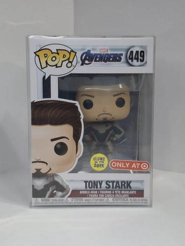 Funko Pop! Marvel #449 Avengers Iron Man GITD Bobble-Head Target Exclusive