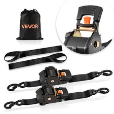VEVOR 2 Pack Retractable Ratchet Straps 2 inc...