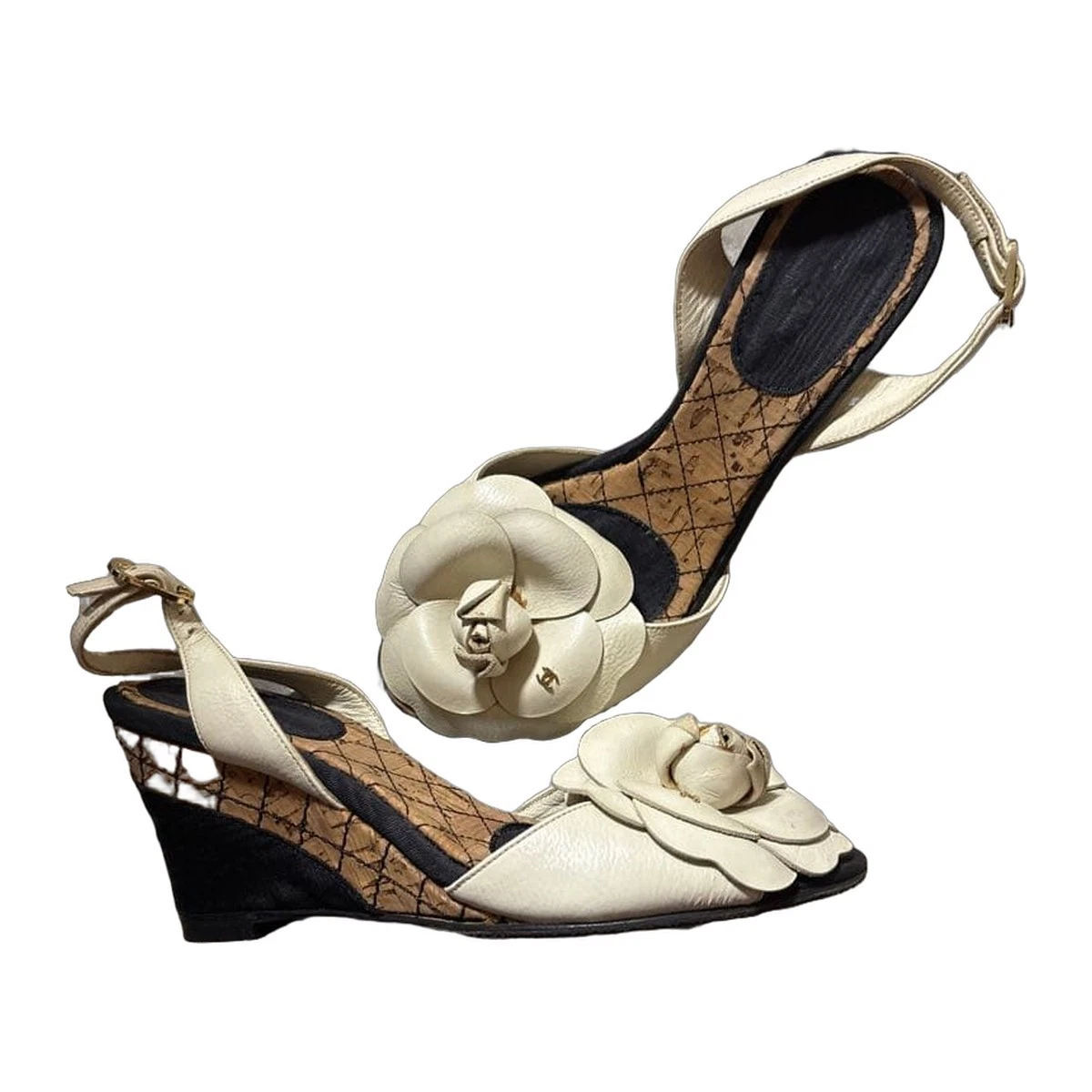 CHANEL Camellia Floral Sandals for Women for sale | eBay