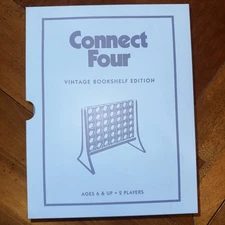 Connect Four Vintage Bookshelf Edition by WS Game Company Deluxe Board Game
