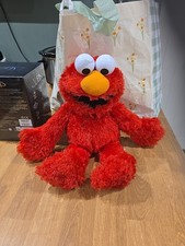 Tickle Me Elmo Plush Sesame Street 2018 Cuddly Toy Teddy 16" Tested & Working