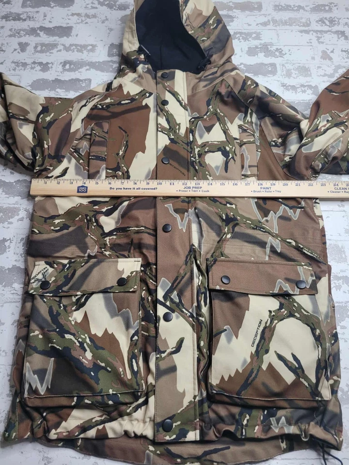 Predator Camo Deception Hunting Jacket Hooded Full Zip Men's Medium - Image 4 of 4
