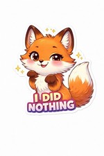 Cute Funny Farm Animal Sticker Set 10 Kawaii Villain Meme Stickers