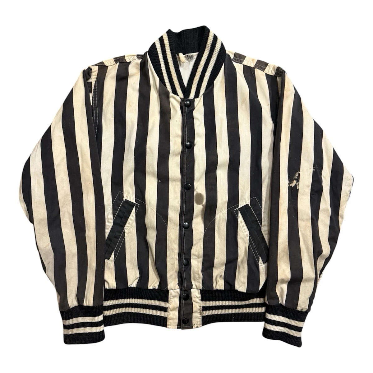 Bomber/Harrington White Vintage Outerwear Coats & Jackets for Men 