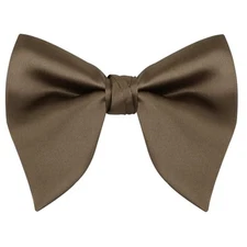  Velvet Pre-tied Adjustable Bow Tie for Men Oversize One Size 056-coffee-01
