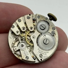 27mm Roamer Balance Ok Men's Meteor Trench Watch Movement Vintage Swiss PARTS