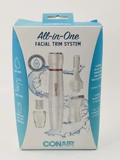 Conair All-In-1 Facial Hair Removal for Women, Cordless Electric Trimmer, Perfec