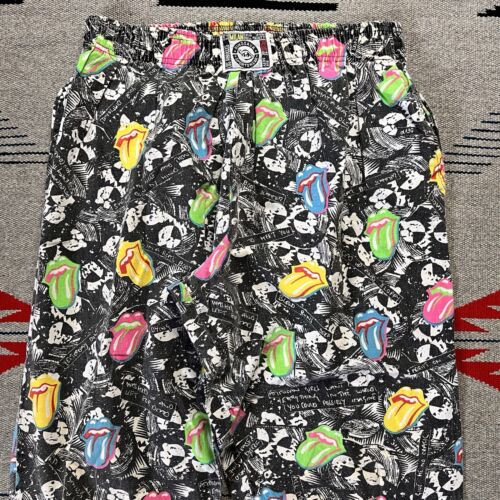 Vintage 80s 90s Rolling Stones Dinosaur Sportswear MC Hammer Pants Mens Size M - Picture 2 of 9