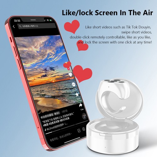 Smart Browsing Device Bluetooth-compatible Phone Page Turner Ring Remote Control - Photo 20 sur 30