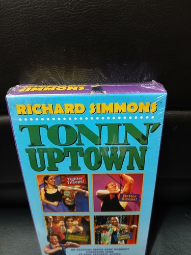 Richard Simmons Tonin' Uptown VHS Brand New Factory Sealed - Picture 2 of 5