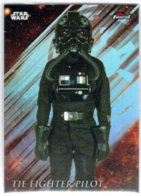 STAR WARS 2018 TOPPS FINEST BASE REFRACTOR PARALLEL #91 TIE FIGHTER PILOT