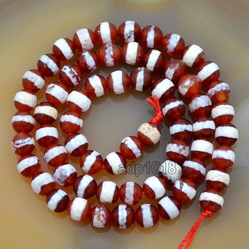 Tibetan Old Agate Gemstone Faceted Round Loose Beads 15'' 6mm 8mm 10mm 12mm - Picture 18 of 35