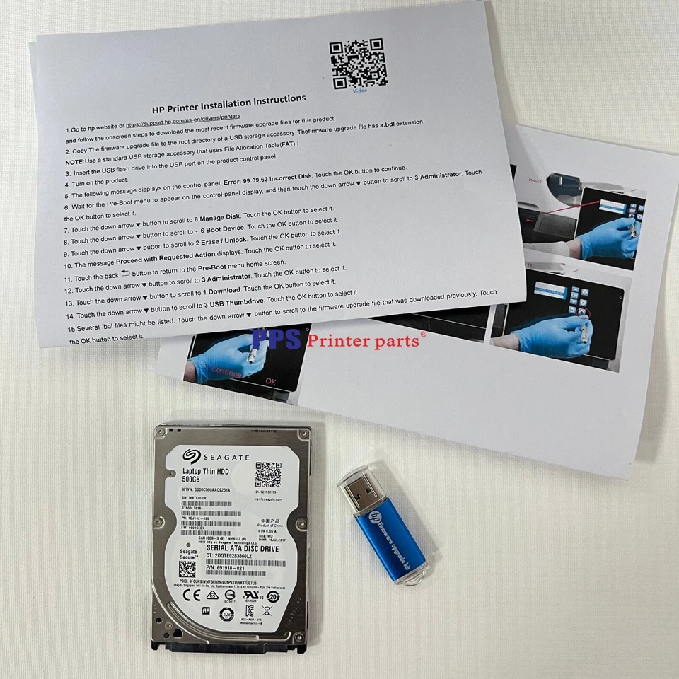 500GB Hard Disk Drive Fit HP M725 M525 M527 M577 M633 M680 M830 M712 M775 E87640 - Image 3 of 4