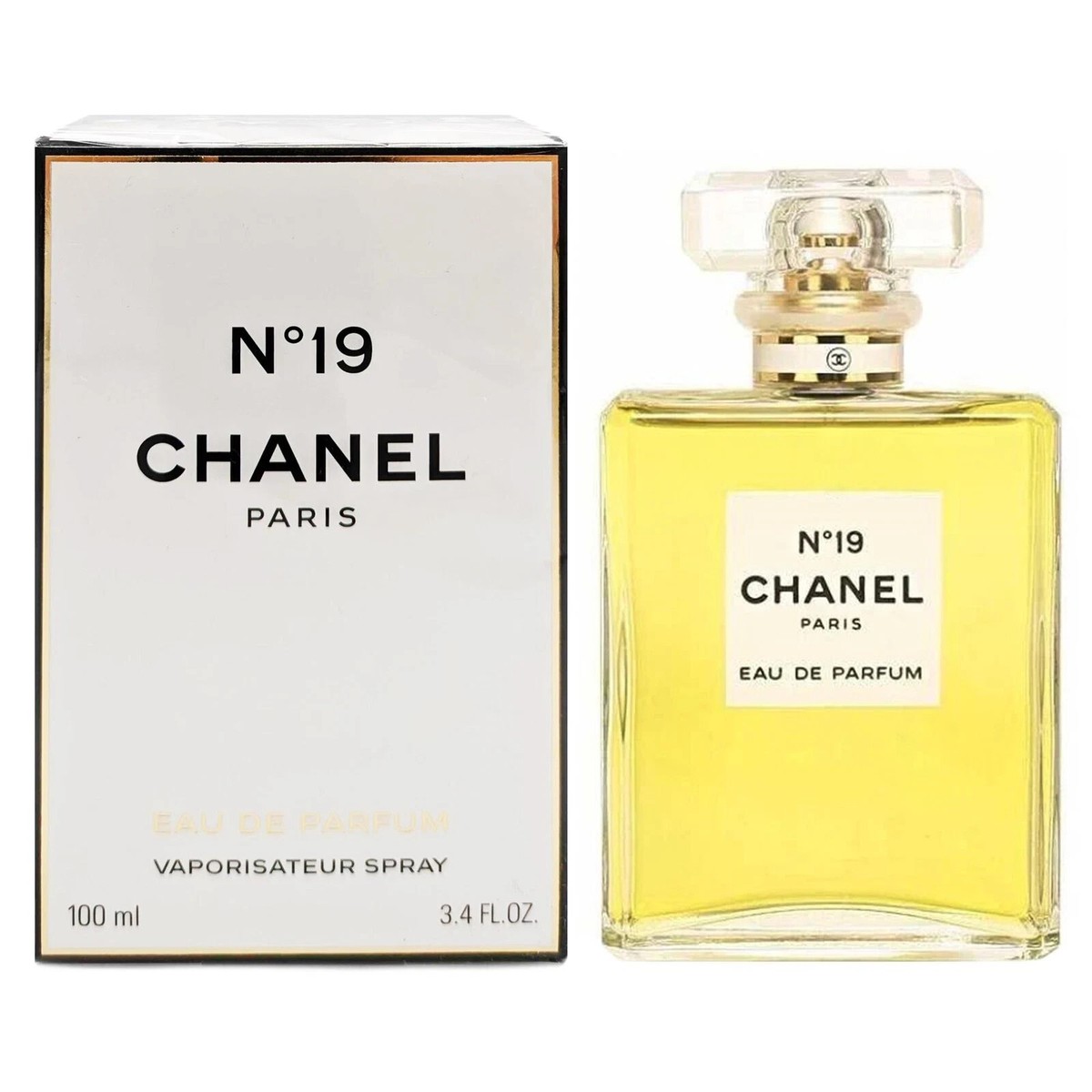 CHANEL N°19 Eau de Parfum 100ml Chanel No.19 3.4oz / 100ml Women's Eau de Parfum Spray | eBay