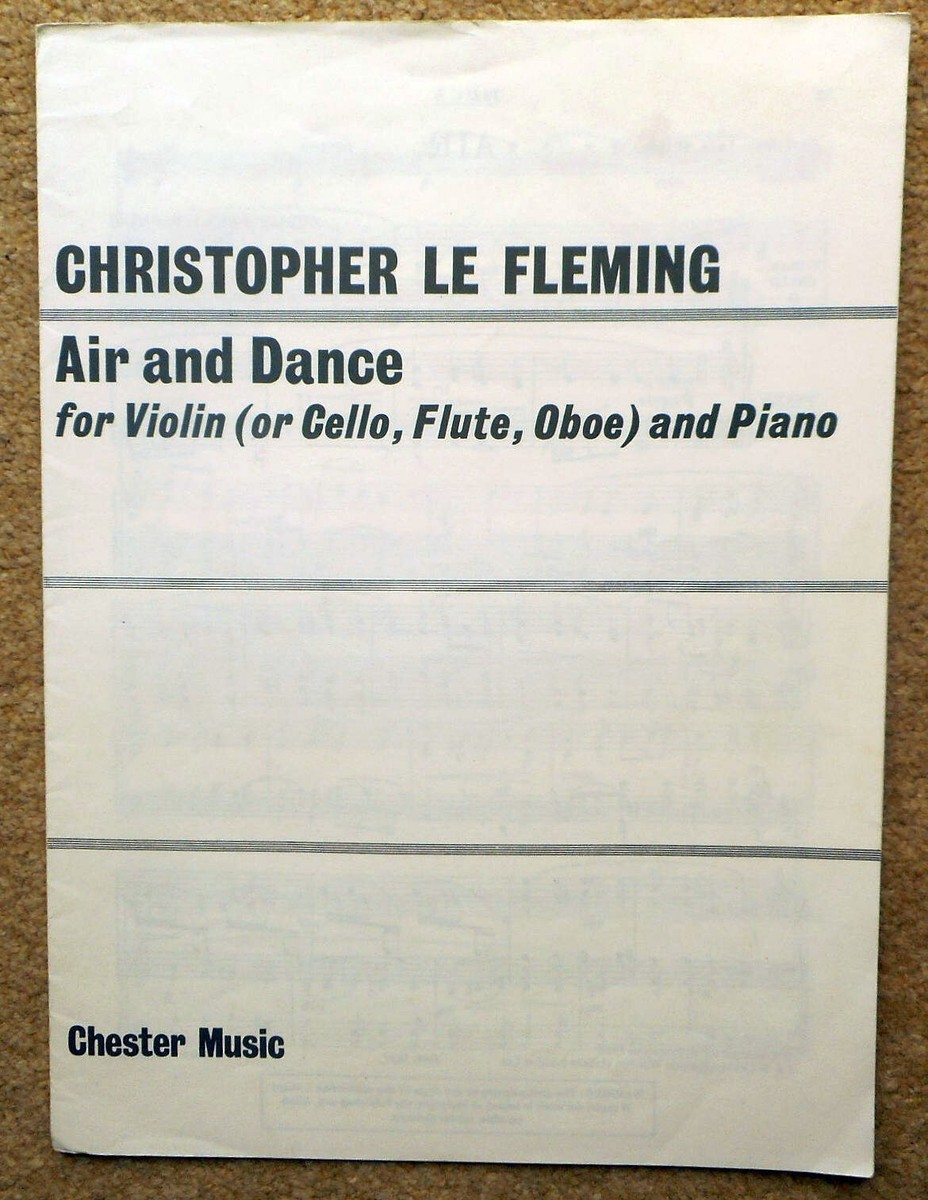 Air and Dance Christoper Le Fleming: for Violin (or Cello,Flute