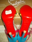 100% AUTHENTIC NEW WOMEN LOUBOUTIN DOUBLE TUTTI 120 STRAPPY SANDALS/HEELS US 8 — photo 6