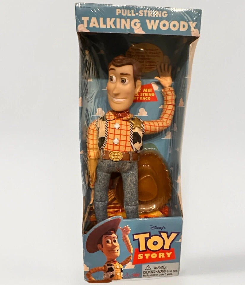 Disney Toy Story Tire-String Talking Woody Bazz Cabeza de patata Slinky Dog 1995 Foto 2 de 4