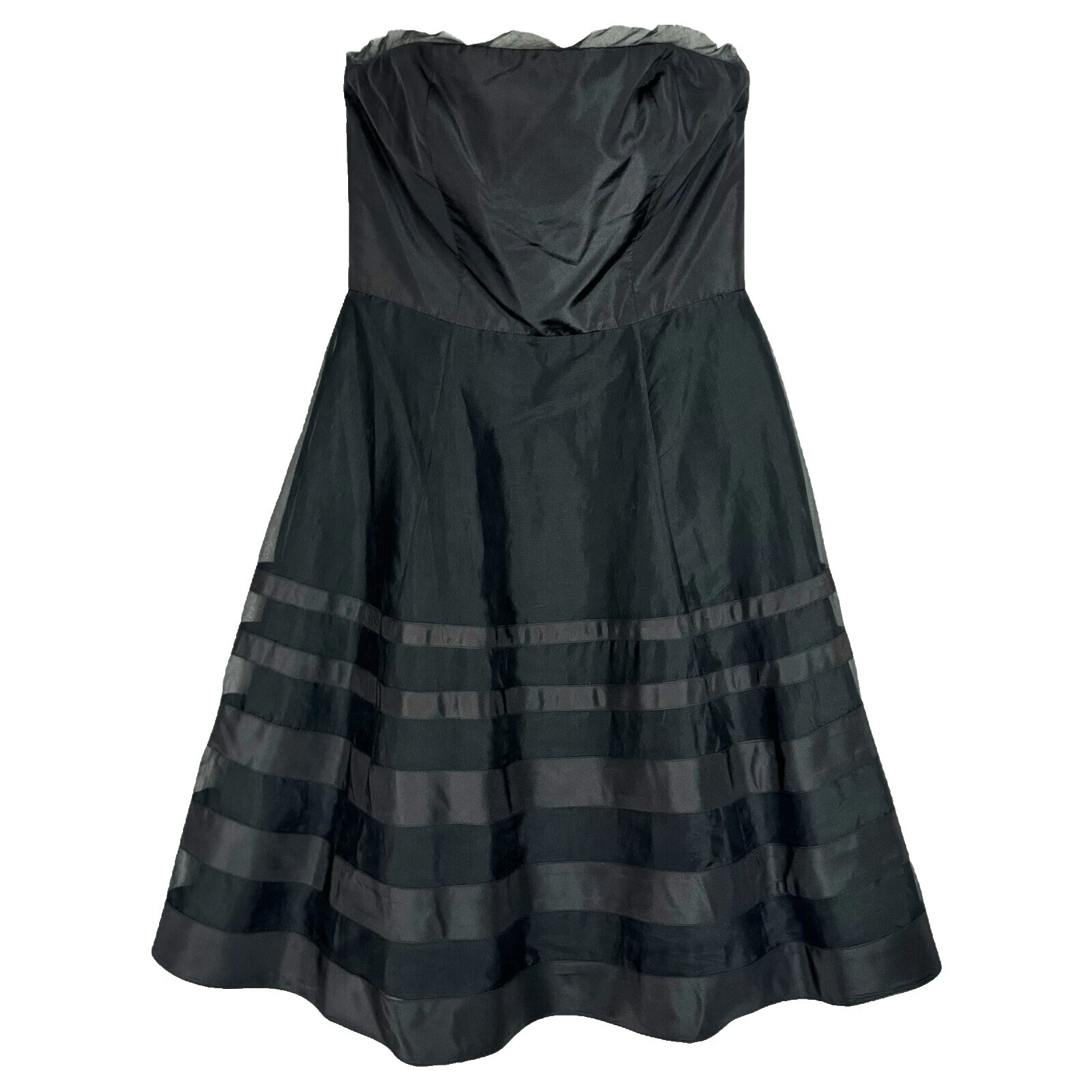 Fiesta de rayas Seda Kay Unger/Vestidos de Fiesta para Mujeres