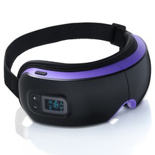 Rechargeable Electric Eye Massager Air Pressure Eye Mask with Heat Bluetooth