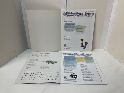 Lot 2 Premier Course Lesson 3 Performance Song Piano Sheet Music Lyrics *w/ CD* - Picture 10 of 15