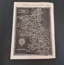 Original antique (1834) county map - Buckinghamshire -  Guide to Knowledge