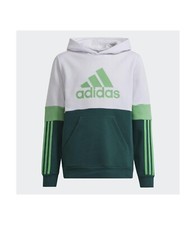 Felpa Bimbo Adidas Color Block Fleece GS8885 Bianco