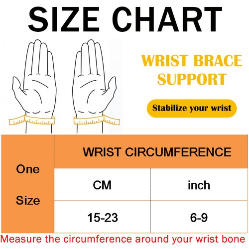 Thumb Wrist Support Brace Hand Carpal Sprain Sports Tunnel Arthritis Workout - Picture 2 of 19