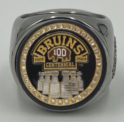 Boston Briuins 100 Year Centennial deCAPitator Ring Bottle And Can Tab Opener.