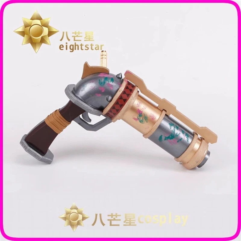 Arcano: 25 cm League of Legends Jinx Pistola Cosplay Prop Jinx Accesorio Halloween Foto 3 de 4