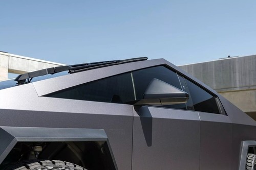 Cybertruck DIY PPF Paint Protection Film Wrap Color Change Satin Lead Ink Gray - Picture 4 of 10