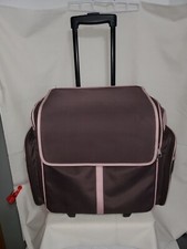 Rolling Scrapbook Storage Organizer Craft Bag Tote Travel Case Cricut Silhouette