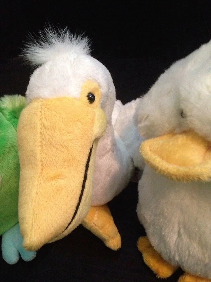 Ganz Webkinz Feather Lot Of 3 No Codes Pelican Hm211 Duck Hm148 Parakeet Hm354 - Image 3 of 4
