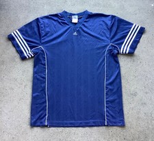 Vtg 90s Adidas Soccer Jersey Shirt Three Stripes Logo EUC Football Germany Large