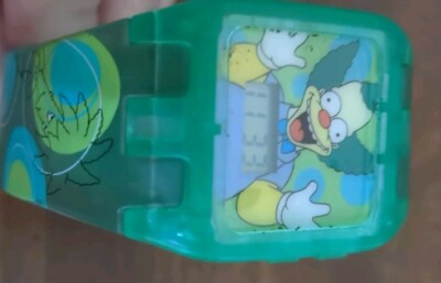 Vintage Y2K 2002 Simpsons Krusty The Clown Digital Wrist Watch BURGER KING TOY