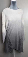 Tunic Medium Doe & Rae Lightweight Gray & White Ombre
