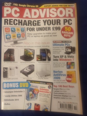 PC Advisor Magazines - Issue 171  Oct 2009 (NEW OLD STOCK)
