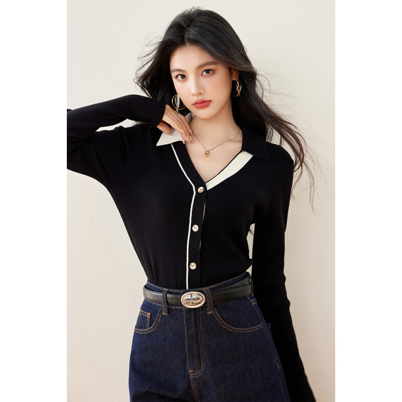 トップス ROUND NECK CARDIGAN /SLIM VNECK pullover ROUND NECK CARDIGAN /SLIM VNECK pullover