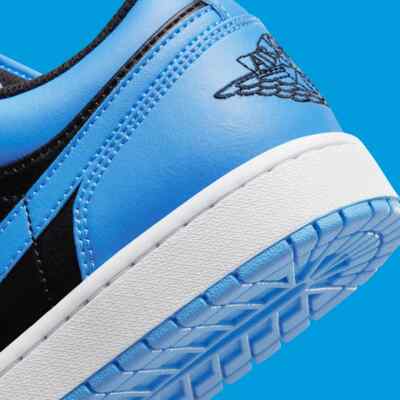 Nike Air Jordan 1 Low UNC University Blue Black 553558-041 Men's