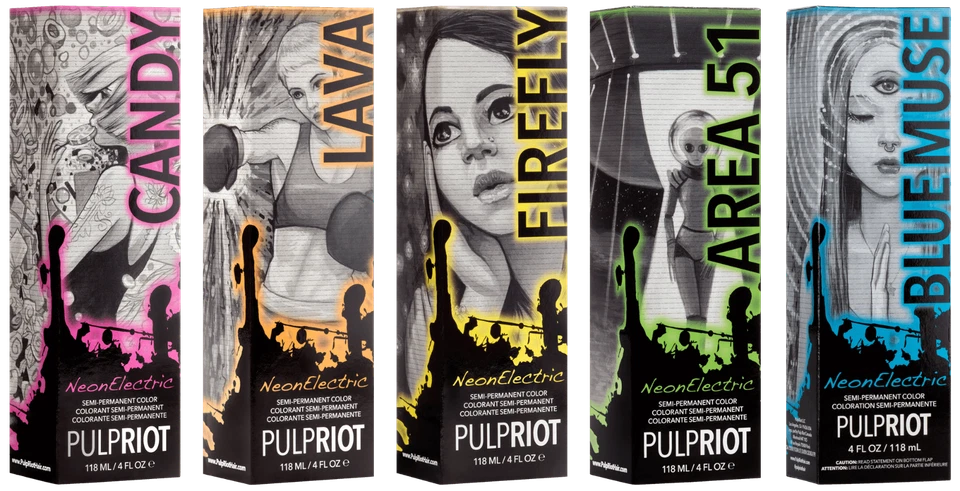 Color semipermanente Pulp Riot - Color directo de cabello - (Selecciona cualquier color) Foto 3 de 4