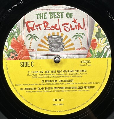 Fatboy Slim - The Best Of - Double LP Heavyweight Vinyl Records