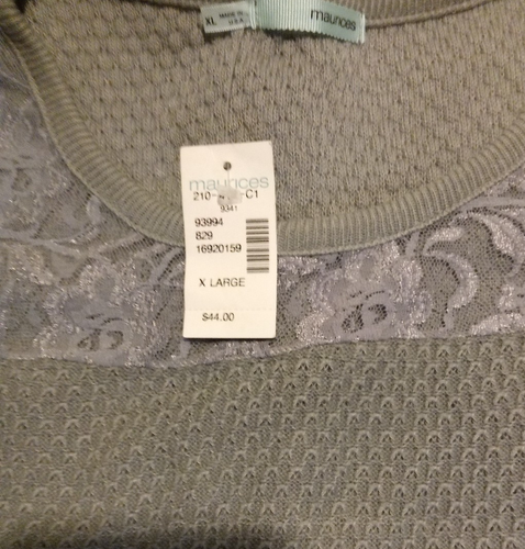 Women's Bodycon Sweater Dress Slim One Piece Grey Short Sleeve XL A231 - Picture 3 of 4