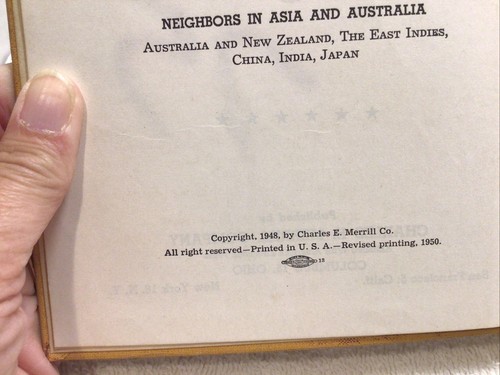 1948 World Geography Readers Neighbors in Asia and Australia HC - Imagen 4 de 12
