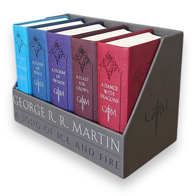 5-Book Boxed Set A Game of Thrones Leather-Cloth Song of Ice and